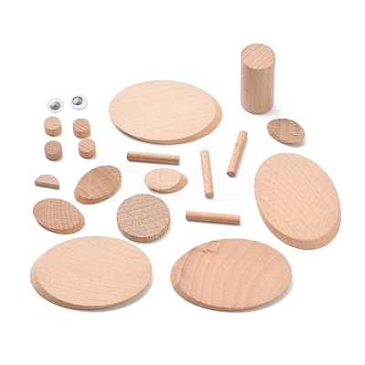 DIY Woodwork 3D Peacock Animal Wood Chip Tree Branch Material Pack DIY-C024-03-1