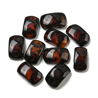 Natural Agate Dyed Beads G-B070-31-1