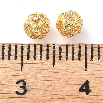 Brass Beads KK-D097-11G-02-1