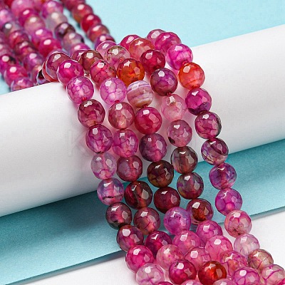 Natural Agate Beads Strands G-C082-A01-09-1