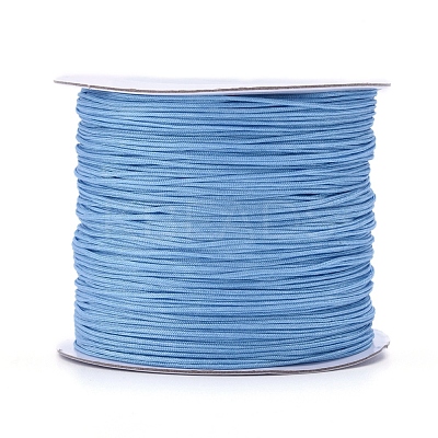 Nylon Braided Cord for Woven Jewelry Making Macrame Craft NWIR-D055-0.6mm-22-1