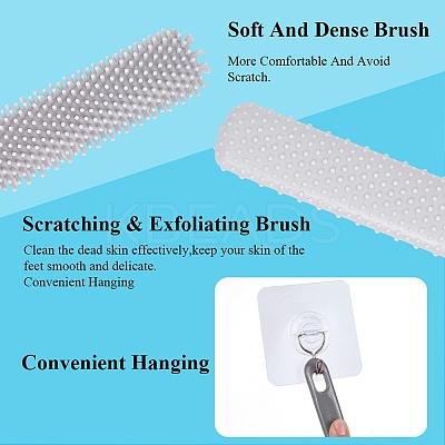 2Pcs PP Plastic Clean Brushes AJEW-CN0004-14B-1