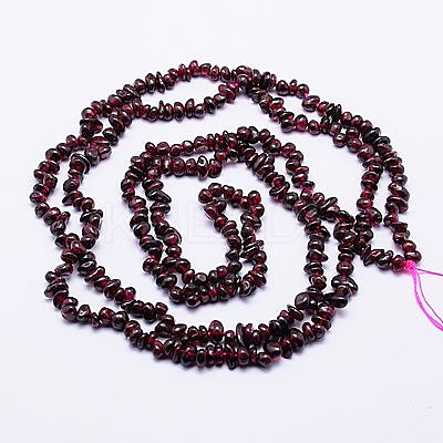 Natural Garnet Beads Strands G-D411-01-1