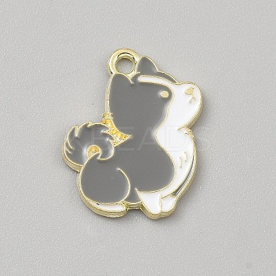 Alloy Enamel Pendants PALLOY-TAC0175-07A-G-1