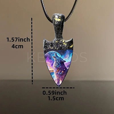 Alloy Pendant Necklace PW-WG3C1E4-01-1