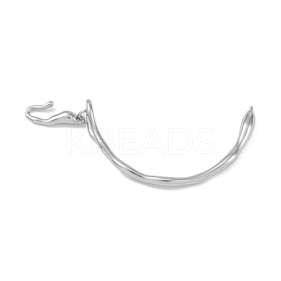 Brass Toggle Clasps KK-U020-08P-1