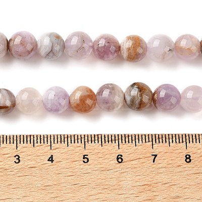 Natural Amethyst Lace Agate Beads Strands GG-CBABD99-04-8mm-1