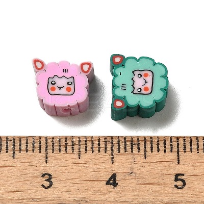Handmade Polymer Clay Beads CLAY-C005-03-1