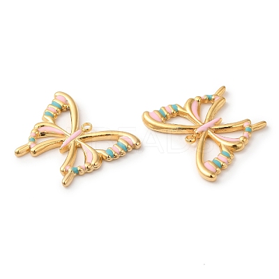 304 Stainless Steel Enamel Pendants STAS-K256-13G-03-1