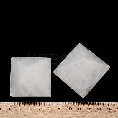 Natural Quartz Crystal Orgonite Pyramid Display Decorations G-C186-08I-1
