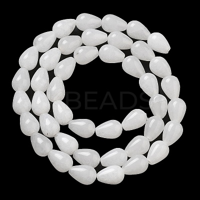 Natural White Jade Beads Strands G-B106-A31-01-1
