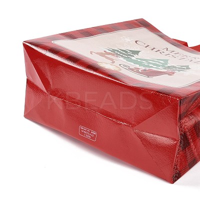 Christmas Theme Laminated Non-Woven Waterproof Bags ABAG-B005-02B-01-1