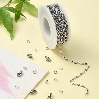 DIY Chain Necklace Bracelet Making Kit DIY-YW0008-25-1