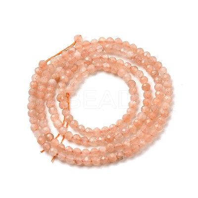 Natural Peach Moonstone Beads Strands X-G-F619-19A-2mm-1