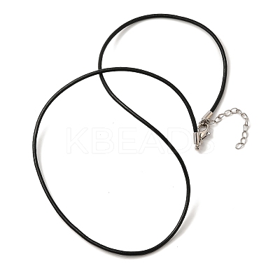 Leather Cord Necklace Jewelry Making X-NFS058-1-1