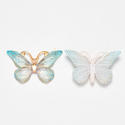 Transparent Acrylic Pendants LS-X-TACR-R140-08G-1