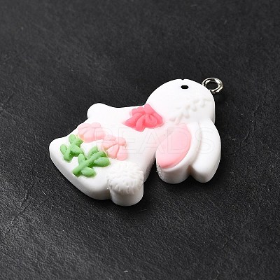 Opaque Resin Pendants RESI-V0003-02A-1