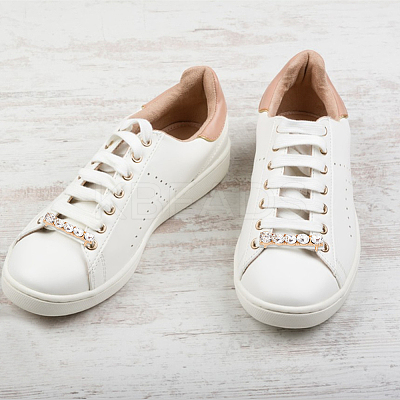 12 Pairs 12 Style Alloy Shoe Lace Decoration FIND-GO0001-09-1