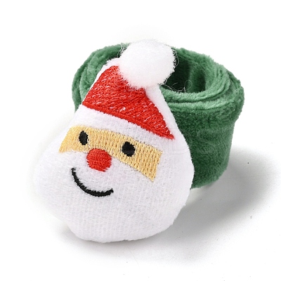 Christmas Slap Bracelets BJEW-B012-07-1