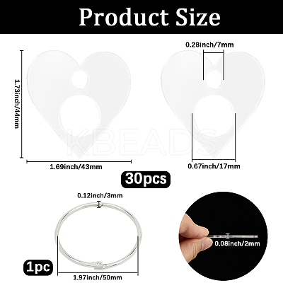 3 Bags Acrylic Thread Winding Boards AJEW-GF0011-67I-1