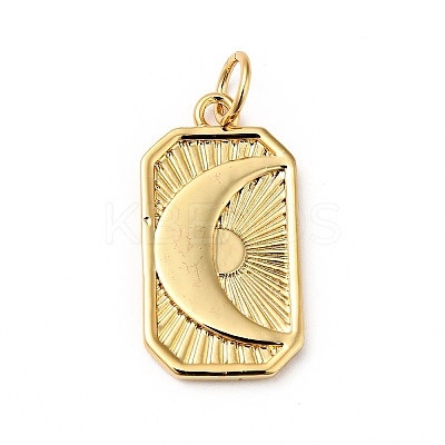 Rack Plating Brass Pendants KK-H431-50G-1