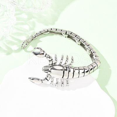 304 Stainless Steel Link Chain Bracelets for Women Men BJEW-P386-05AS-1