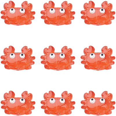 10Pcs Glass Enamel Beads LAMP-PA0001-44A-1