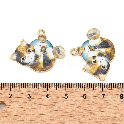 Christmas Alloy Enamel Pendants ENAM-K069-43E-01-1