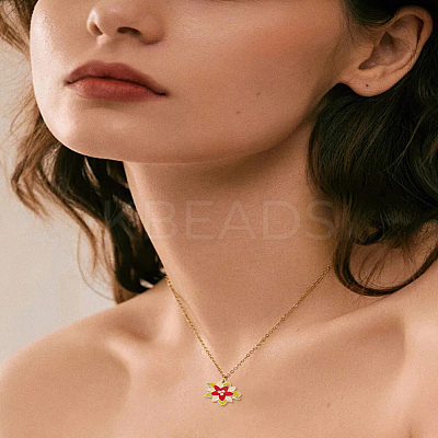 8Pcs 2 Colors Rack Plating Alloy Enamel Pendants ENAM-LP0002-46-1