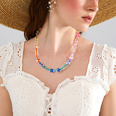 200Pcs 10 Styles Transparent Acrylic Beads TACR-TA0001-28-1