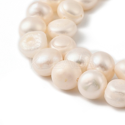 Natural Cultured Freshwater Pearl Beads Strands PEAR-P064-19K-05B-1