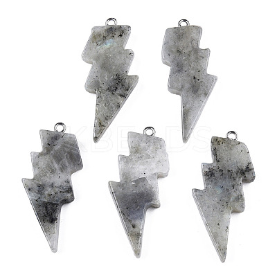 Natural Labradorite Pendants G-N332-53-A16-1