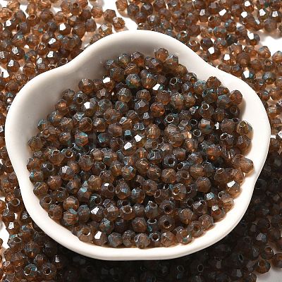 Picasso Baking Paint Glass Seed Beads SEED-A032-02A-18-1