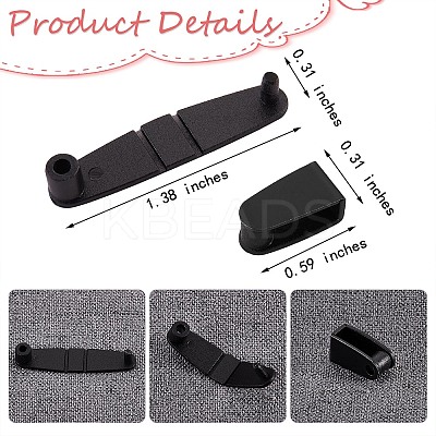 50Pcs Badge Strap Clip White Key Chain Connector Plastic Keychain Clip for Card Holder JX291B-1