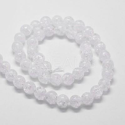 Natural Crackle Quartz Beads Strands X-G-D840-01-4MM-1