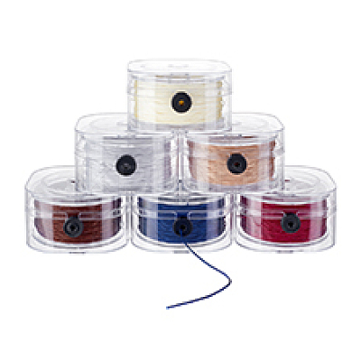 6 Rolls 6 Colors Polyester Threads OCOR-PH0005-89-1