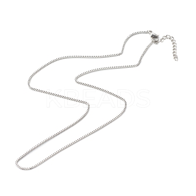 Non-Tarnish 316 Surgical Stainless Steel Venetian Chain Necklaces NJEW-JN03638-1