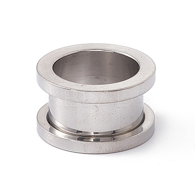 Non-Tarnish 304 Stainless Steel Ear Plugs Gauges LS-EJEW-G317-01K-P-1