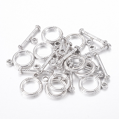 Tibetan Style Alloy Toggle Clasps LS-X-LF0161Y-NF-1