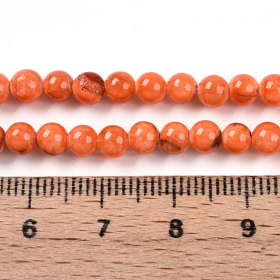Natural Persian Jade Beads Strands G-A255-A02-04J-1