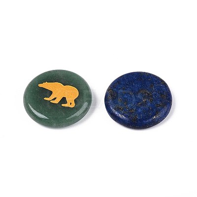 Natural Mixed Stone Cabochons G-T142-52-1