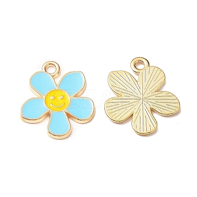 Alloy Enamel Pendants ENAM-C009-01G-1