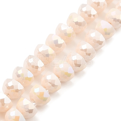 AB Color Plate Glass Beads Strands EGLA-P051-02A-B01-1