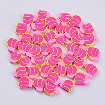 Handmade Polymer Clay Cabochons X-CLAY-N006-17-1