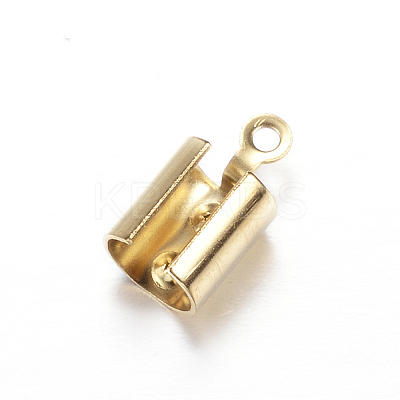 Ion Plating(IP) 304 Stainless Steel Folding Crimp Ends STAS-N0013-22G-1