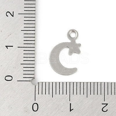 Non-Tarnish 201 Stainless Steel Charms STAS-C108-61P-1