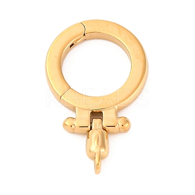 304 Stainless Steel Twister Clasps STAS-S187-01G-1