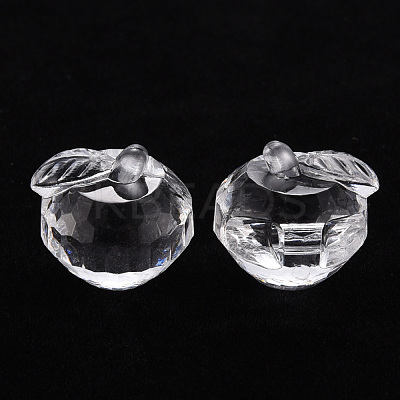 Transparent Acrylic Pendants TACR-T024-05B-205-1