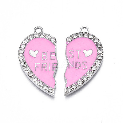 Alloy Enamel Split Pendant LS-ENAM-S130-25F-1