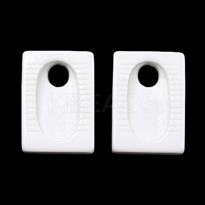 Opaque Resin Cabochons RESI-A024-01-1